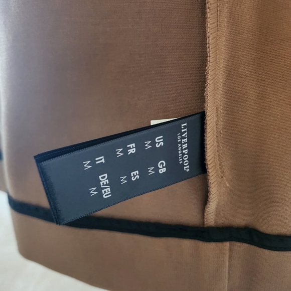 🔥Liverpool X Living in Yellow Becca Double Breasted Tan Blazer - Picture 15 of 15